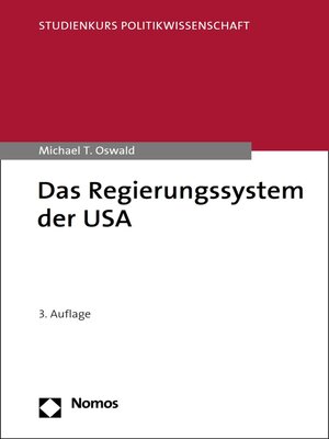 cover image of Das Regierungssystem der USA